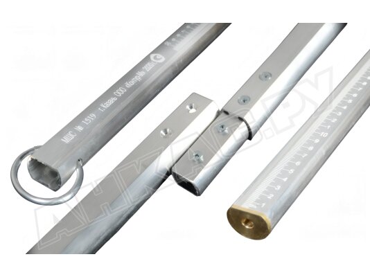 Метрошток круглый Контур-М МШС-4.5 м, (2 звена).