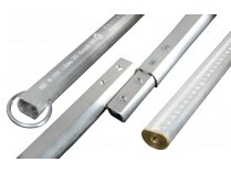 Метрошток круглый Контур-М МШС-4.5 м, (2 звена).