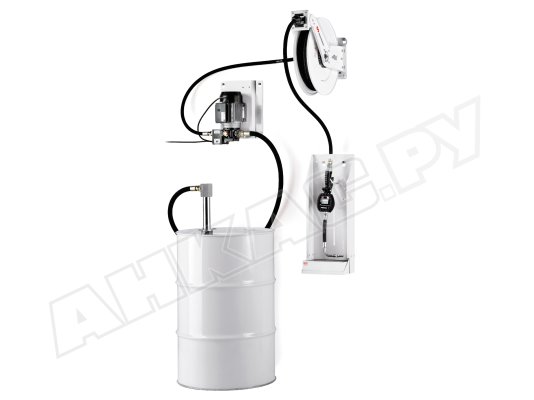 Комплект Samoa SMF-215, арт: 562205: насос + катушка со шлангом + счетчик для бочек 205 л и еврокуб.