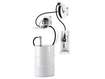 Комплект Samoa SMF-215A: насос + катушка со шлангом + счетчик для бочек 205 л и еврокуб