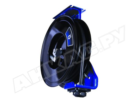 Барабан для шланга под масло Graco серия SD, без шланга в комплекте. Цвет синий