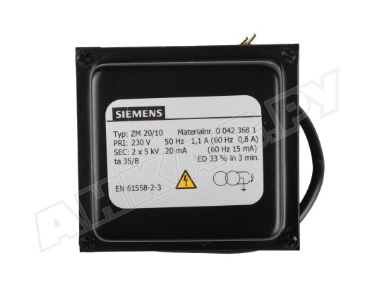 Трансформатор розжига Siemens ZM 20/10 00423681