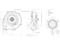Центробежный вентилятор Ebmpapst RG130/0800-3612-030204, арт: 55667.20210.
