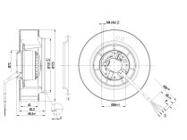 Центробежный вентилятор Ebmpapst R2E175AR7005