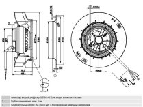 Центробежный вентилятор Ebmpapst, арт: R2E190RA2617.