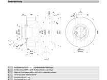 Центробежный вентилятор Ebmpapst, арт: R3G225AE1102.