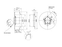 Центробежный вентилятор Ebmpapst, арт: R3G280AC6630.