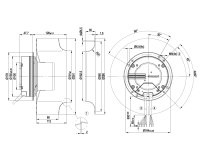 Центробежный вентилятор Ebmpapst, арт: R3G280AF3571.