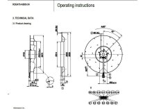 Центробежный вентилятор Ebmpapst, арт: R3G470AB0524.
