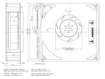 Центробежный вентилятор Ebmpapst RG160-28/18 N, арт: 9595414115.