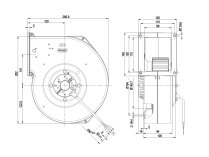 Центробежный вентилятор Ebmpapst, арт: G2E180EH0301.