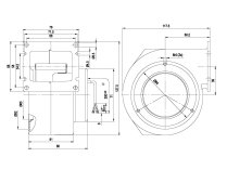 Центробежный вентилятор Ebmpapst, арт: G1G085AB0501.