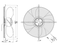 Вентилятор осевой промышленный Ebmpapst, арт: S4E360EC2051.