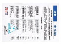 DFM МК45, монтаж DFM 500 с трубкой Ø 10мм