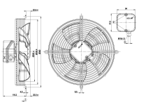 Вентилятор осевой промышленный Ebmpapst, арт: S4E300AS7237.
