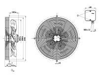 Вентилятор осевой промышленный Ebmpapst, арт: S4D630BR0102.
