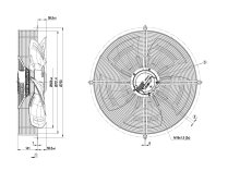 Вентилятор осевой промышленный Ebmpapst, арт: S3G630AR8508.