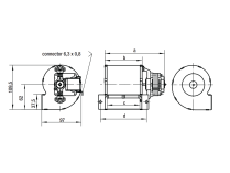 Центробежный вентилятор Ebmpapst RLF67/3800A19-3015LH-410 nu, арт: 55460.28190.