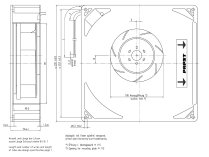 Центробежный вентилятор Ebmpapst RG 160-28/18 NTDI, арт: 9595414321.