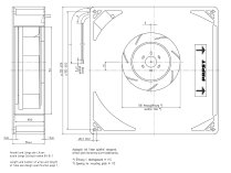 Центробежный вентилятор Ebmpapst RG 160-28/14 NTDH, арт: 9595414353.