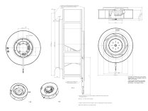 Центробежный вентилятор Ebmpapst RER 190-45/18/2 TDP, арт: 9595420200.