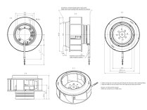 Центробежный вентилятор Ebmpapst RER 133-41/18/2 TDLOU, арт: 9595414501.