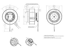 Центробежный вентилятор Ebmpapst RER 133-41/14/2 TDP, арт: 9595420062.