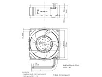 Вентилятор осевой промышленный Ebmpapst 3214 J/2H, арт: 9293510324.
