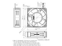 Вентилятор осевой промышленный Ebmpapst 3314 NN, арт: 9293510105.