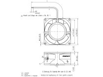 Вентилятор осевой промышленный Ebmpapst 8550 N, арт: 9274014208.