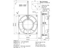 Вентилятор осевой промышленный Ebmpapst 3650, арт: 9244014701.