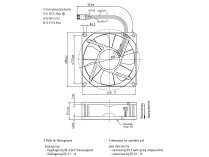 Вентилятор осевой промышленный Ebmpapst 8412 N/2 G, арт: 9292506111.