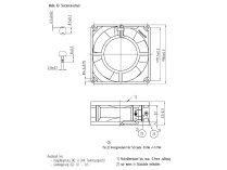 Вентилятор осевой промышленный Ebmpapst 8318/12 HL, арт: 9294305301.