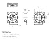 Вентилятор осевой промышленный Ebmpapst 8214 J/2 H4P, арт: 9692910188.