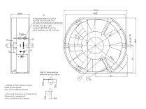 Вентилятор осевой промышленный Ebmpapst 6424, арт: 9295414301.