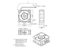 Вентилятор осевой промышленный Ebmpapst 624/2 HH, арт: 9292207013.