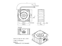 Вентилятор осевой промышленный Ebmpapst 612 J/2 H, арт: 9292512001.