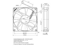 Вентилятор осевой промышленный Ebmpapst 4412 F/2 GLR, арт: 9293505558.