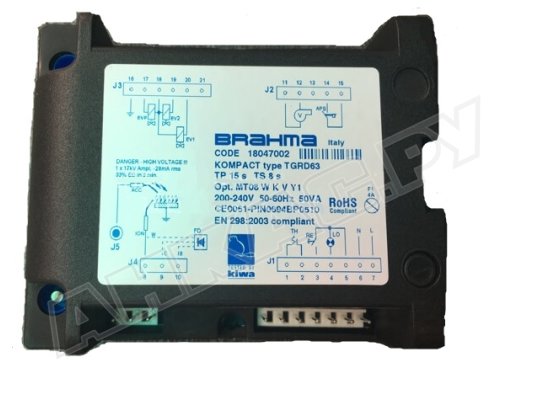Менеджер горения Brahma TGRD63, арт: 18047002.