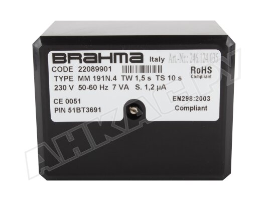 Топочный автомат Brahma MM191N.4 22089901