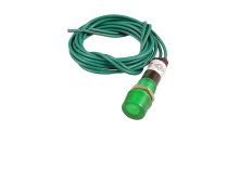 Индикаторная лампа зелёная с кабелем, арт: 0005120132-BT