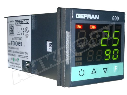 Регулятор температуры GEFRAN 600-R-R-R-R-1 арт. 65322045