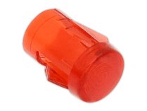 Пластмассовая насадка для лампочки Ecoflam, Ø10 мм, красная