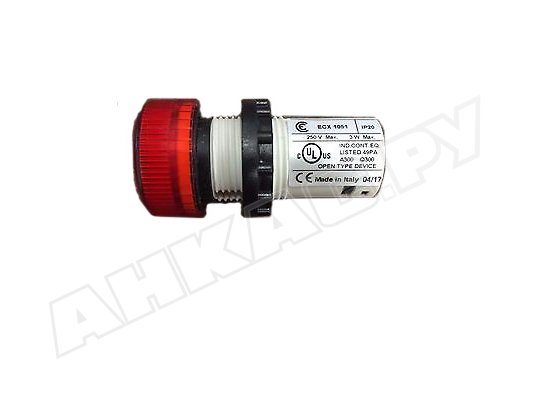 Цоколь лампы индикации красный ECX 1051 арт. 65325033