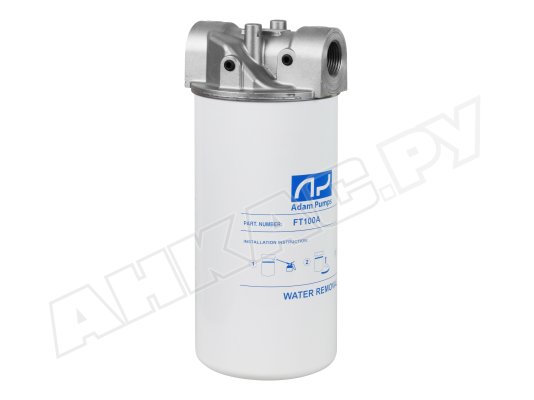 Фильтр и сепаратор для топлива Adam Pumps FT 100A с адаптером