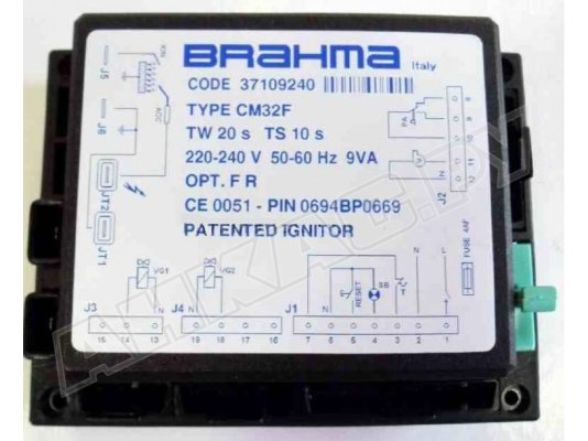 Менеджер горения Brahma CM32F, арт: 37109240.