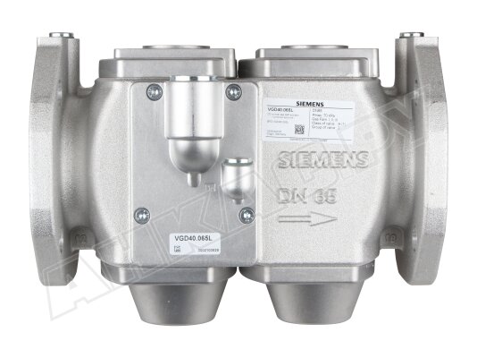 Газовый электромагнитный клапан Siemens VGD40.065L.