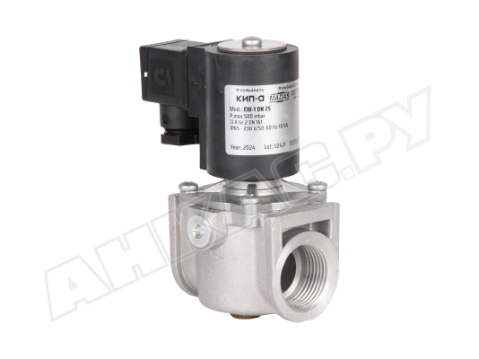 Газовый электромагнитный клапан Madas EW-1 DN 25, арт: EW040066 008.