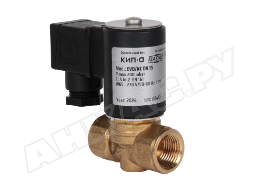 Газовый электромагнитный клапан Madas EVO/NC DN 15, арт: EVO02 008.