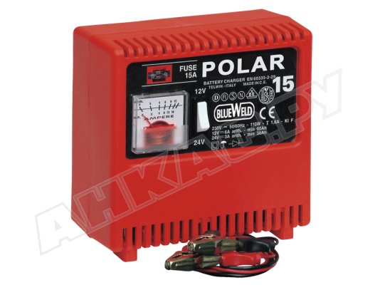 Зарядное устройство для автомобильного аккумулятора Blueweld Polar 15 арт. 807625